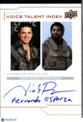 Nicolas Roye as Fernando Esparza 2024 Upper Deck Halo Inscription Auto Autograph