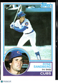 Ryne Sandberg 1983 Topps Rookie RC #83 Chicago Cubs