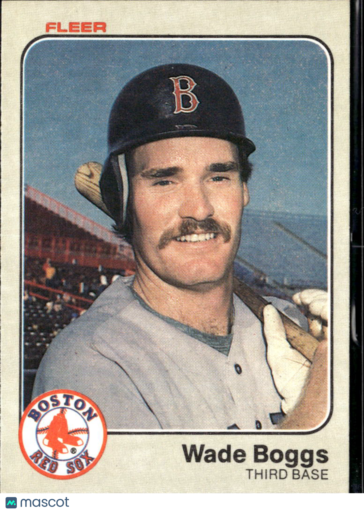 Wade Boggs 1983 Fleer Rookie RC #179 Boston Red Sox
