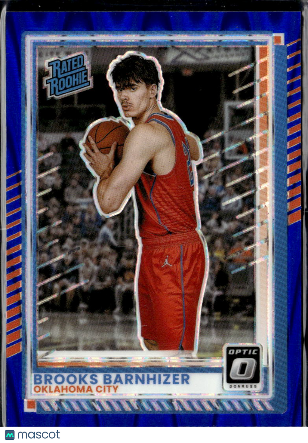 Brooks Barnhizer 2025 Optic Rated Rookie Blue RC /99 Oklahoma City Thunder