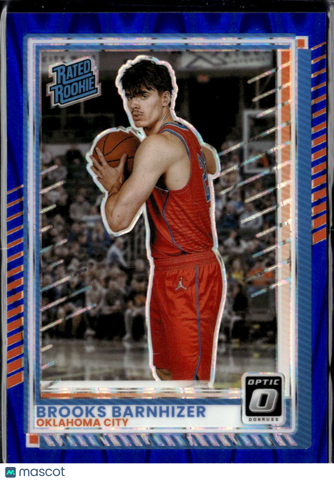 Brooks Barnhizer 2025 Optic Rated Rookie Blue RC /99 Oklahoma City Thunder