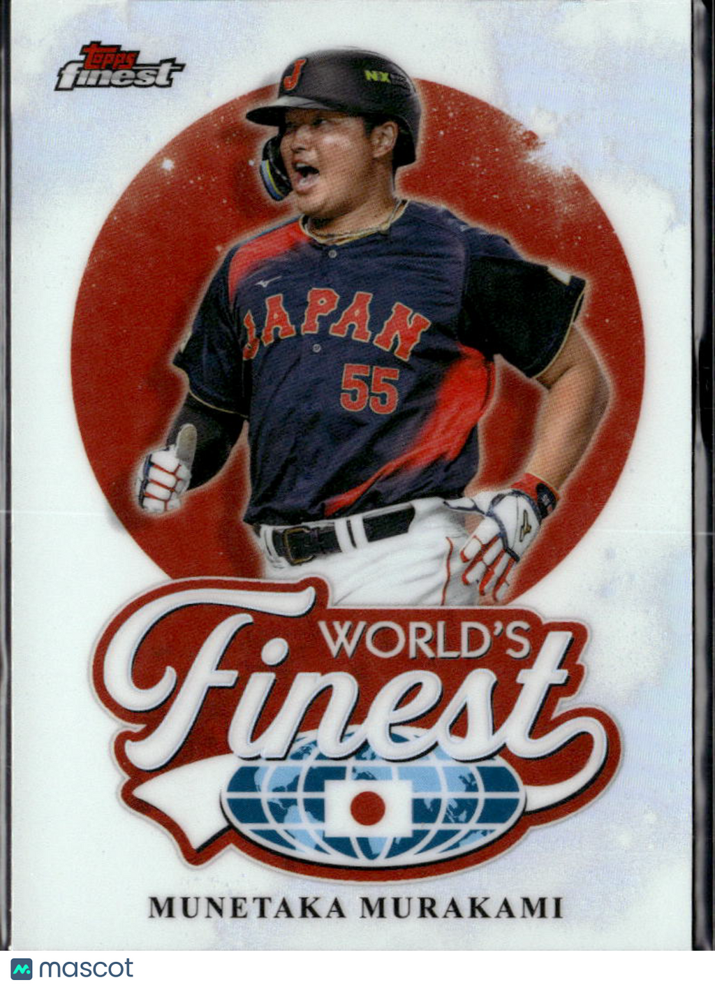 Munetaka Murakami 2026 Topps Finest World's Finest Refractor RC White Sox Japan