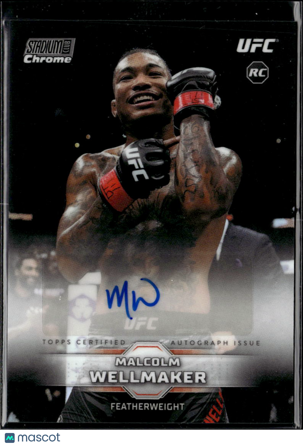 Malcolm Wellmaker 2026 Topps Stadium Club Chrome UFC Auto Autograph Rookie RC