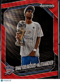 Shai Gilgeous-Alexander 2024-25 Prizm Black Red Wave Oklahoma City Thunder