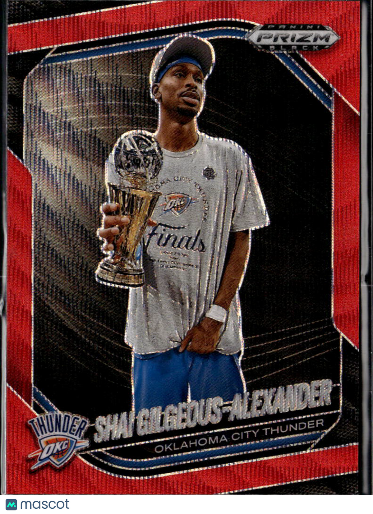 Shai Gilgeous-Alexander 2024-25 Prizm Black Red Wave Oklahoma City Thunder