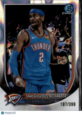 Shai Gilgeous-Alexander 2025 Bowman Chrome Raywave 107/399 Oklahoma City Thunder