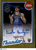 Brooks Barnhizer 2025 Topps Chrome '80 GOLD Auto Autograph RC /50 OKC Thunder