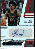 Jalen Williams 2022 Elite Draft Picks Auto Autograph RC OKC Thunder Santa Clara