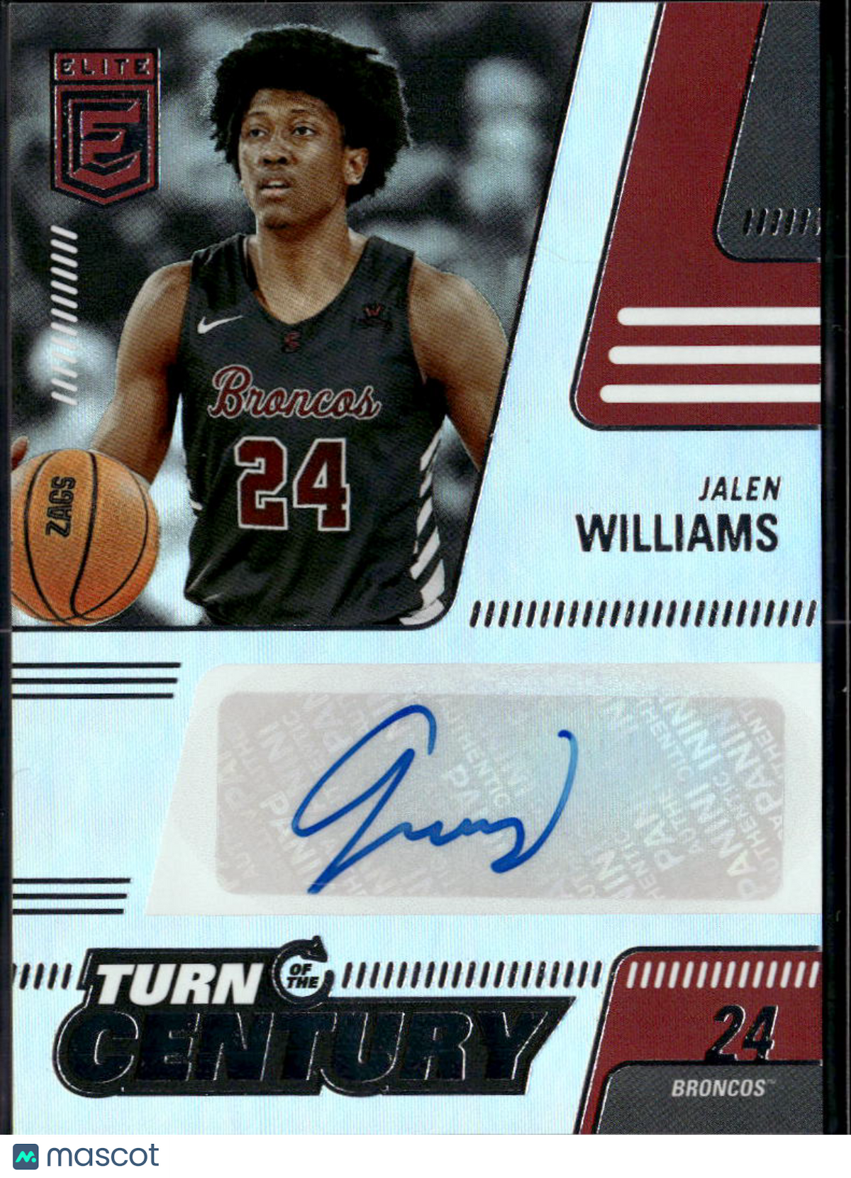Jalen Williams 2022 Elite Draft Picks Auto Autograph RC OKC Thunder Santa Clara