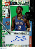 Thomas Sorber 2025 Topps New Applicant Auto Autograph RC 4/99 OKC Thunder