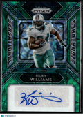 Ricky Williams 2023 Prizm Auto Autograph Green Scope 24/75 Miami Dolphins
