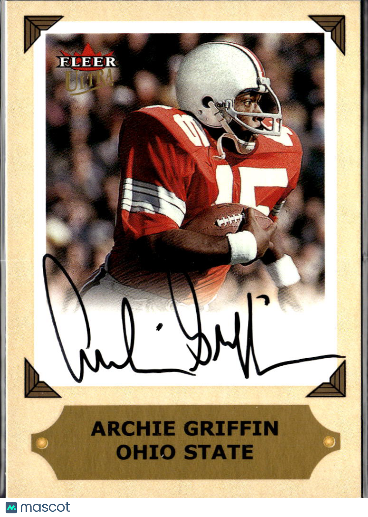Archie Griffin 2001 Fleer Ultra Auto College Greats Auto Autograph Ohio State