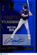 Ethan Holliday 2026 Elite Auto Autograph Rookie RC Colorado Rockies 69/99