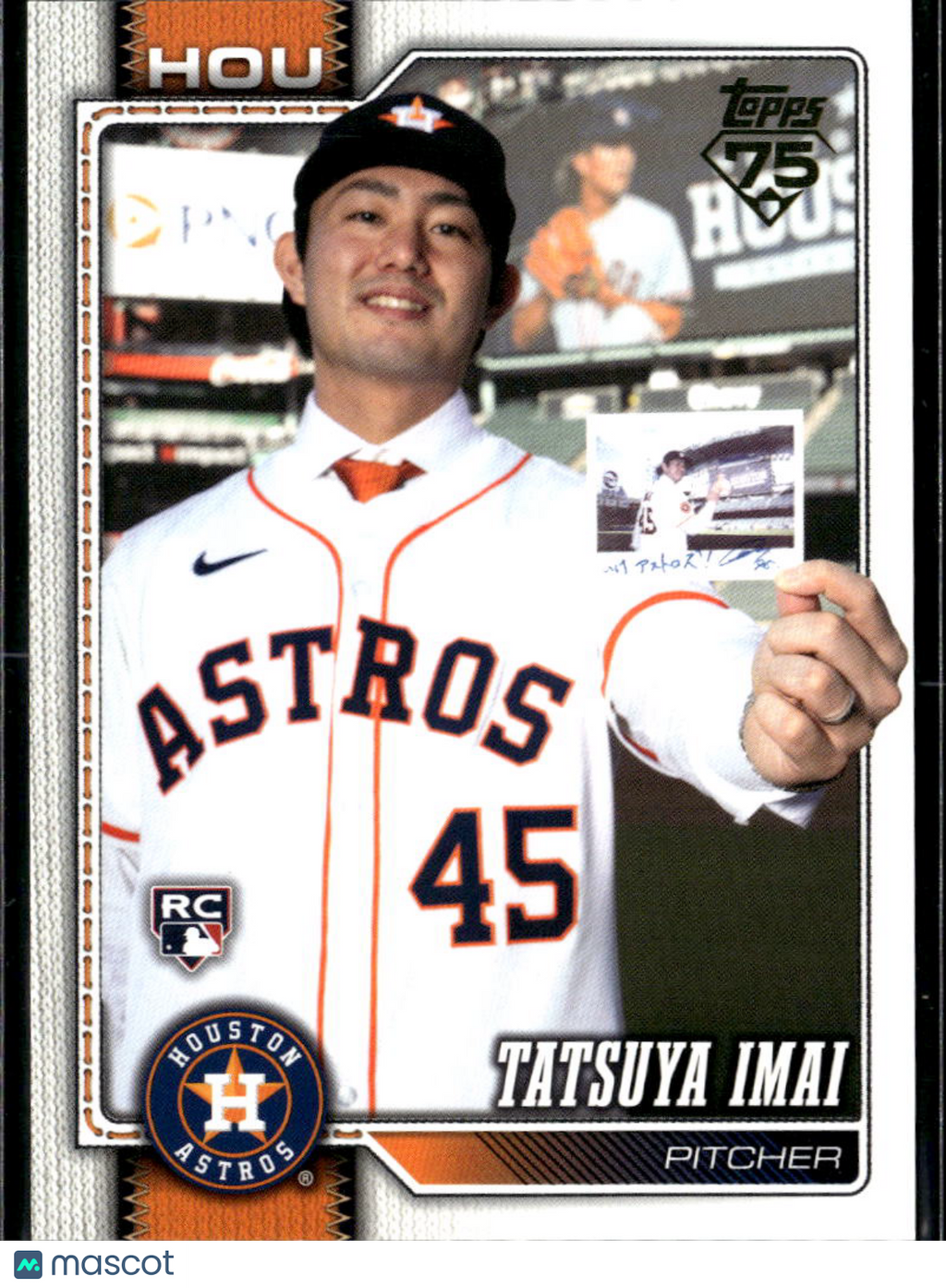 Tatsuya Imai 2026 Topps Series Golden Mirror Image Variation RC Houston Astros