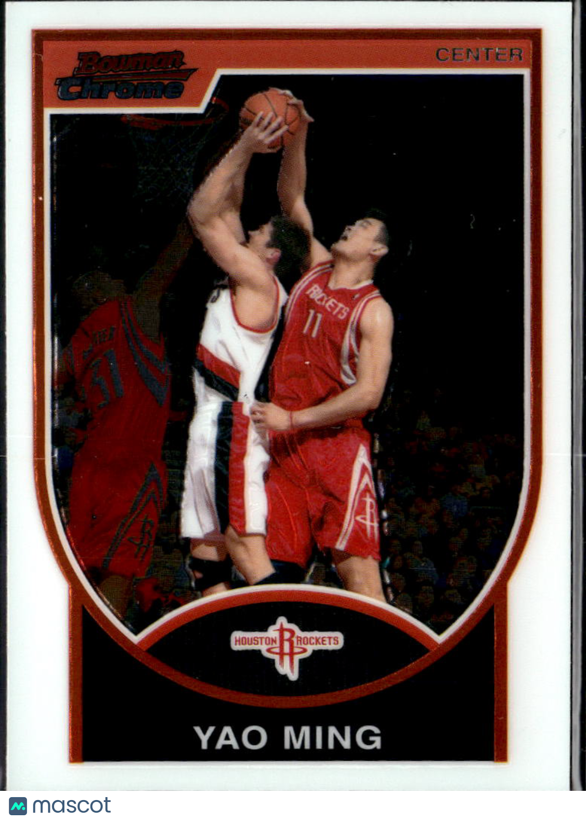 Yao Ming 2007-08 Bowman Chrome Card Houston Rockets