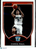 Chris Paul 2007-08 Bowman Chrome New Orleans Hornets