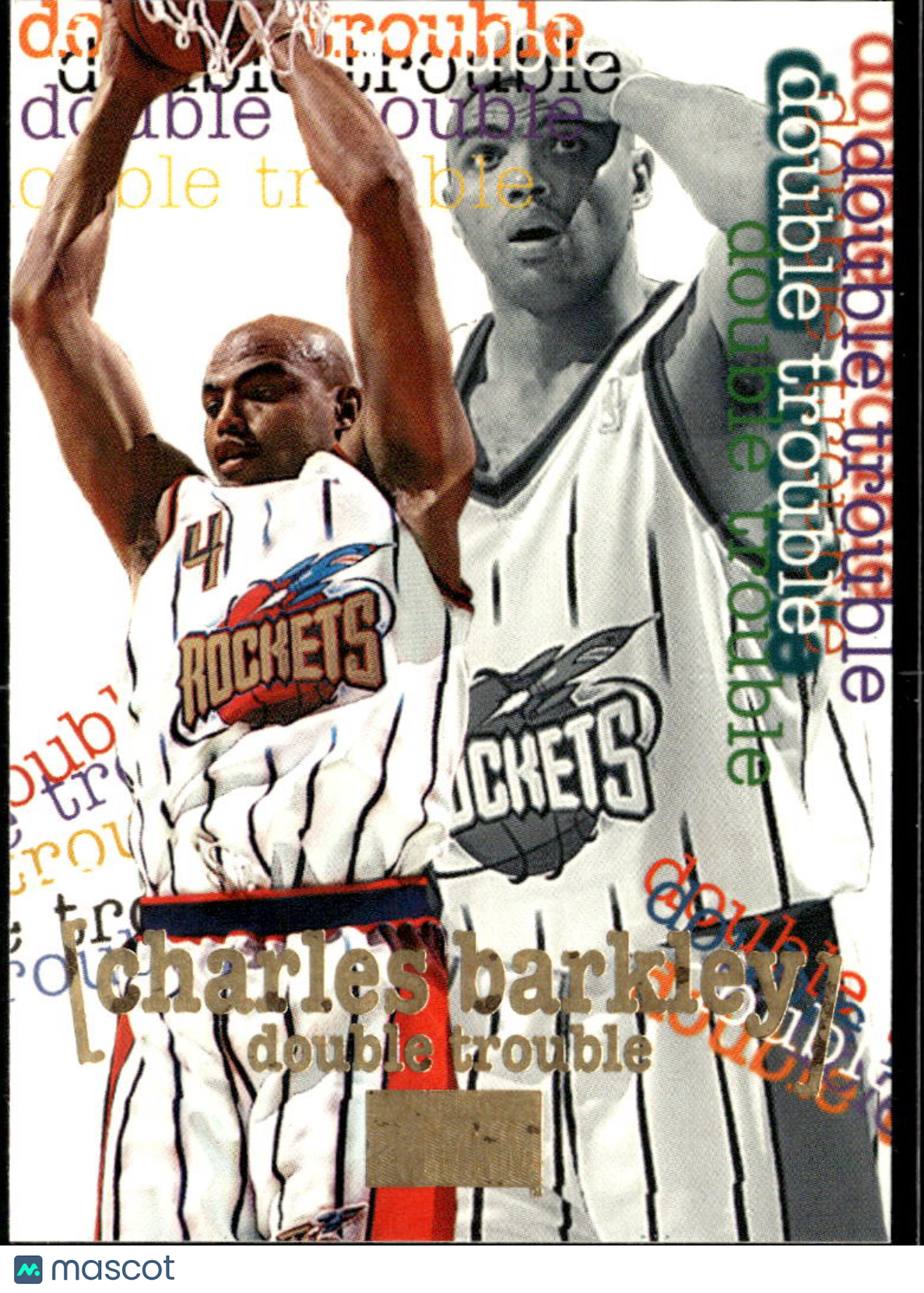 Charles Barkley 1997 SkyBox Premium Double Trouble Houston Rockets