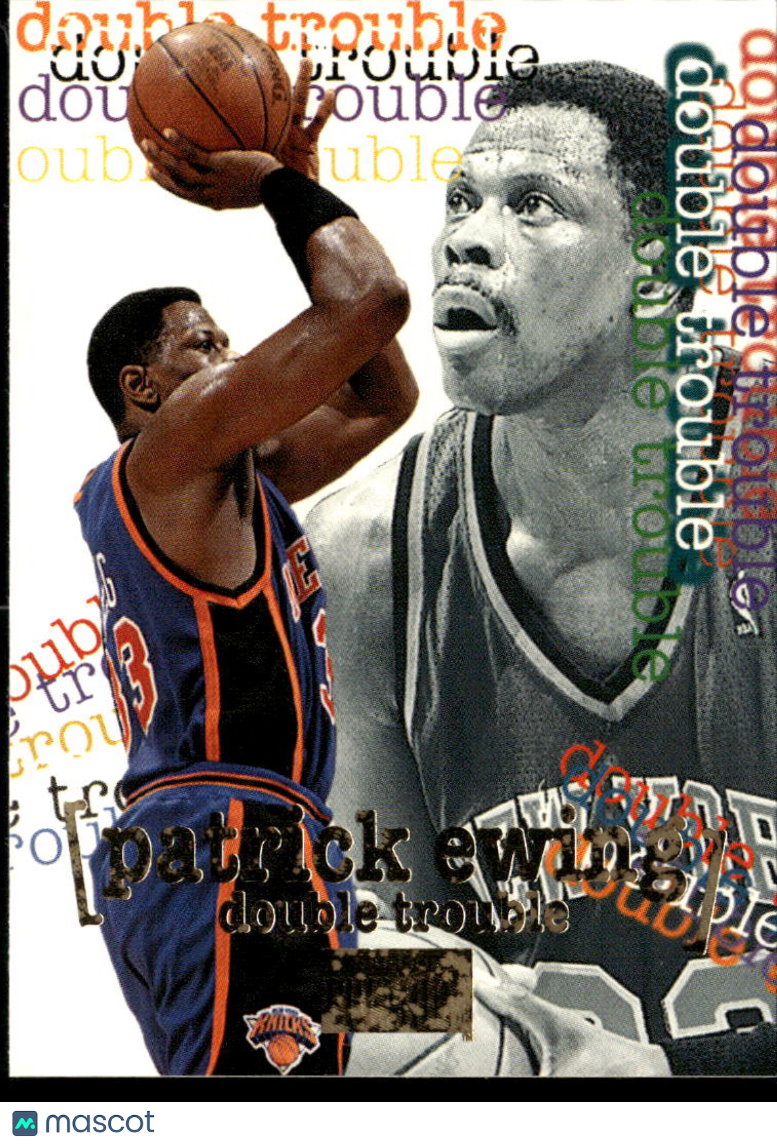 Patrick Ewing 1907 SkyBox PremiumDouble Trouble New York Knicks