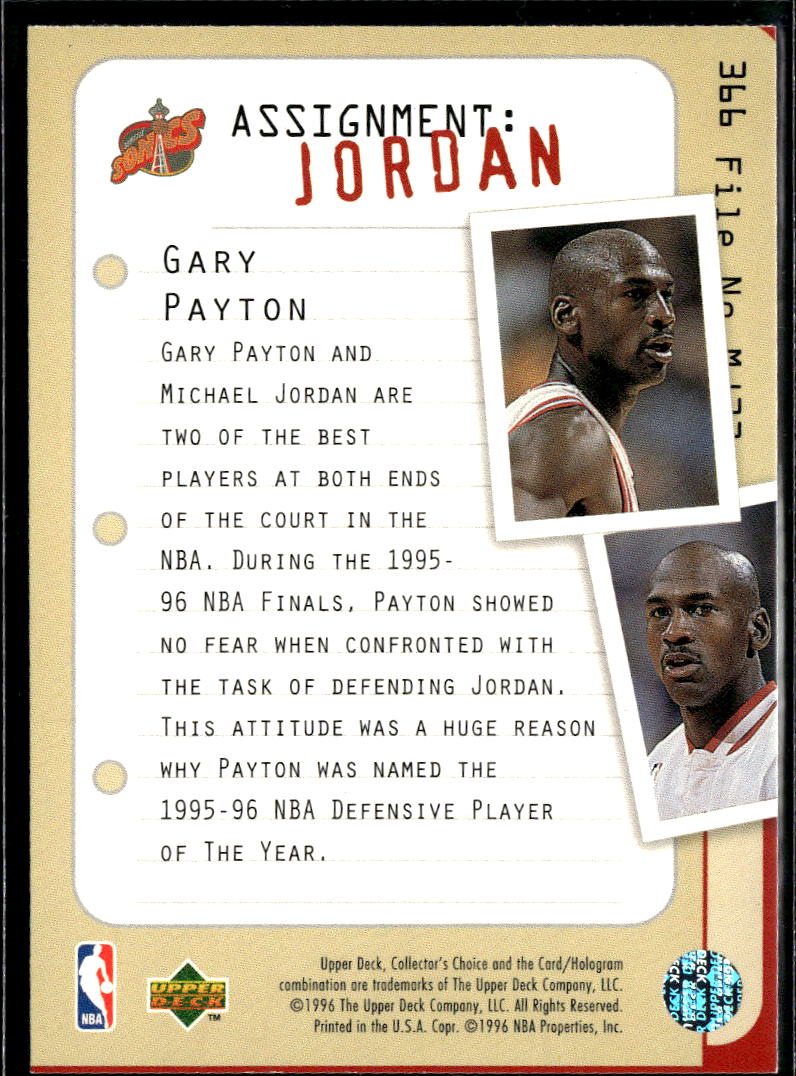Michael Jordan 1996 Upper Deck Collector's Choice Chicago Bulls