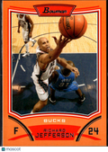Richard Jefferson 2007 Bowman Orange /299 Milwaukee Bucks Bucks