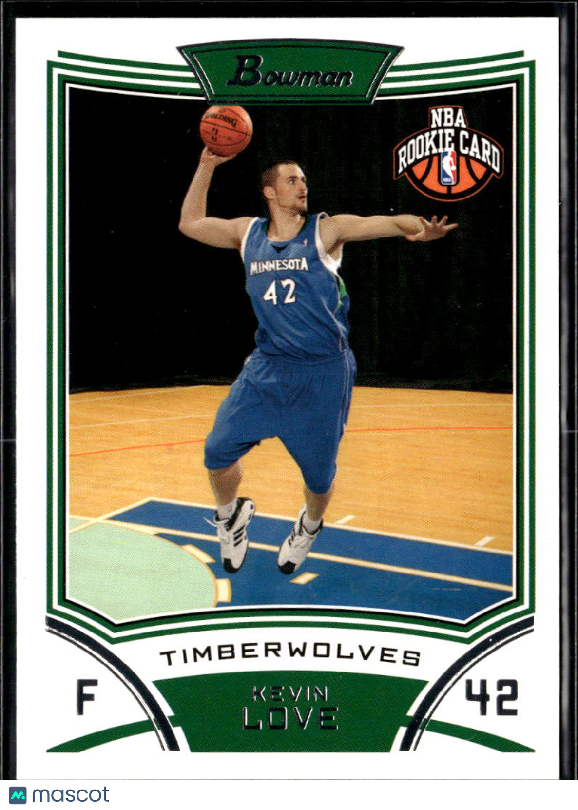 Kevin Love 2008-09 Bowman Rookie RC Minnesota Timberwolves
