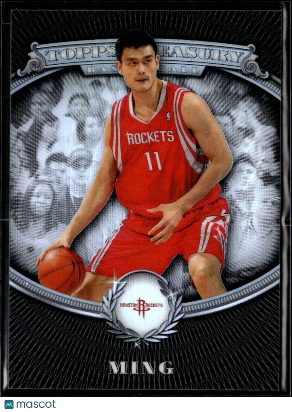 Yao Ming 2008 Topps Treasury Refractor 16/199 Houston Rockets
