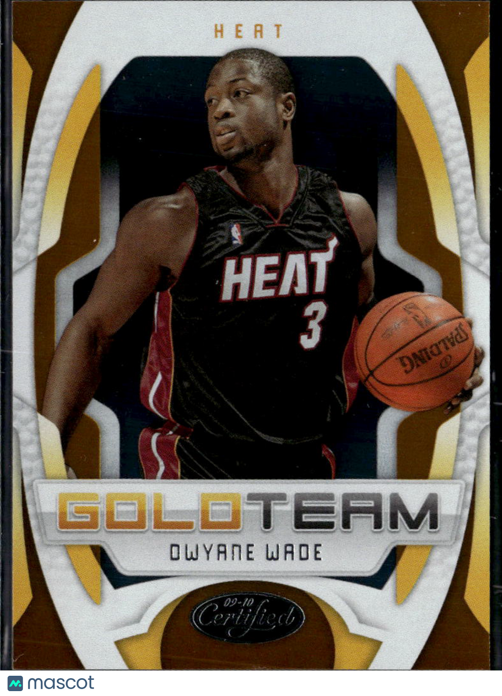 Dwyane Wade 2009-10 Certified Gold Team 93/500 Miami Heat
