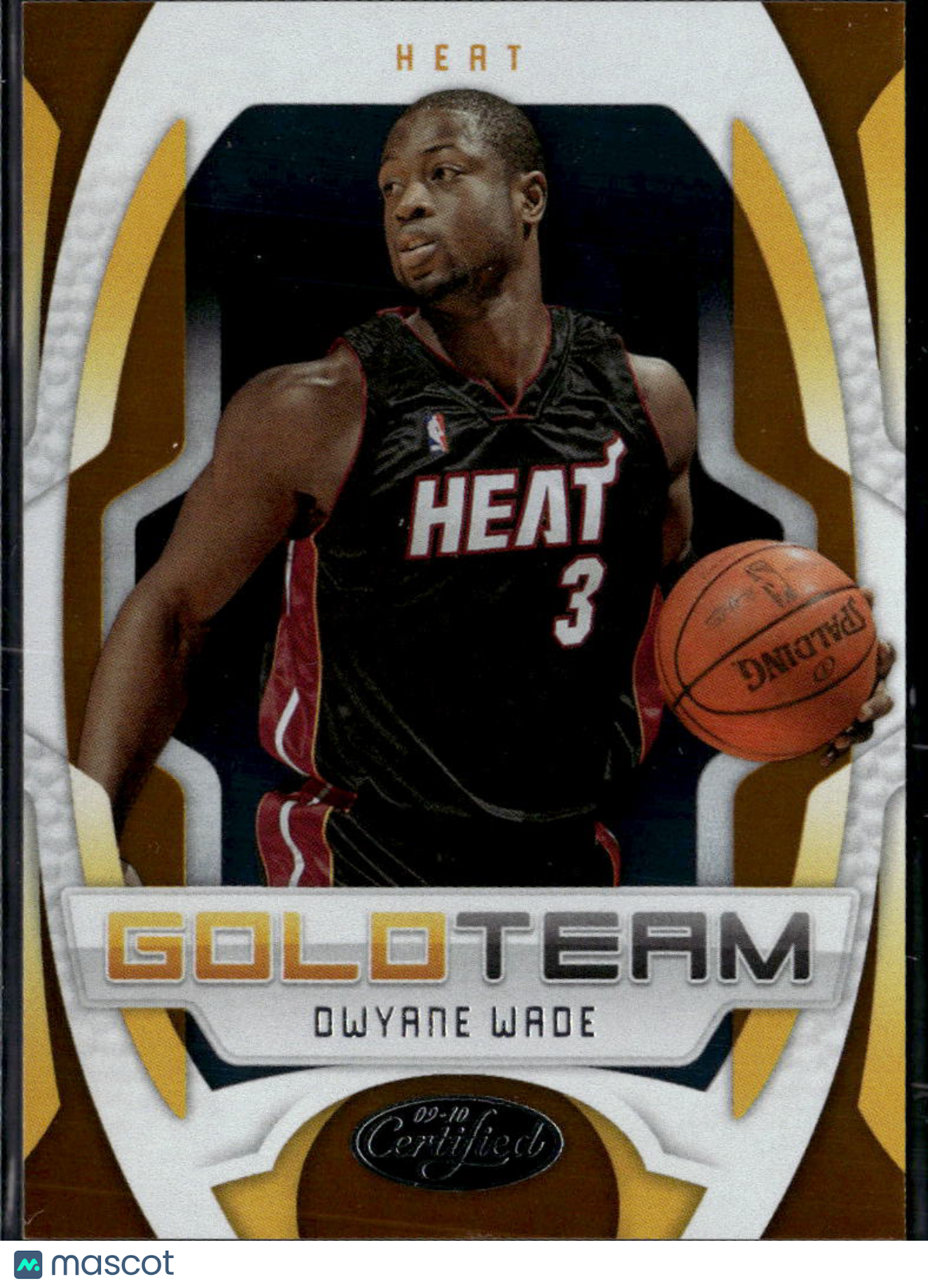 Dwyane Wade 2009-10 Certified Gold Team 93/500 Miami Heat