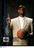 Tim Duncan 1997 Upper Deck Rookie RC #114 San Antonio Spurs