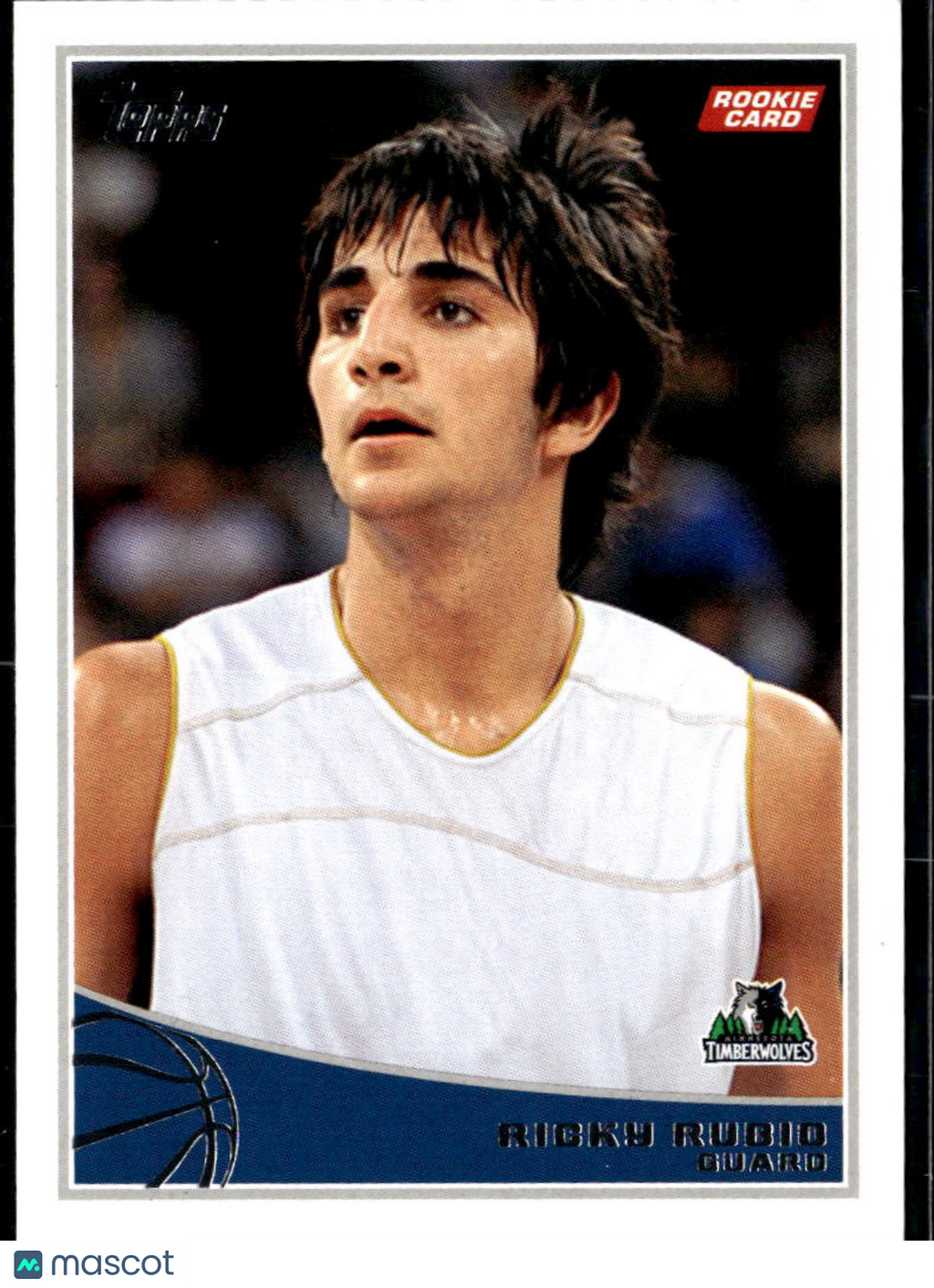 Ricky Rubio 2009-10 Topps Rookie RC #317 Minnesota Timberwolves