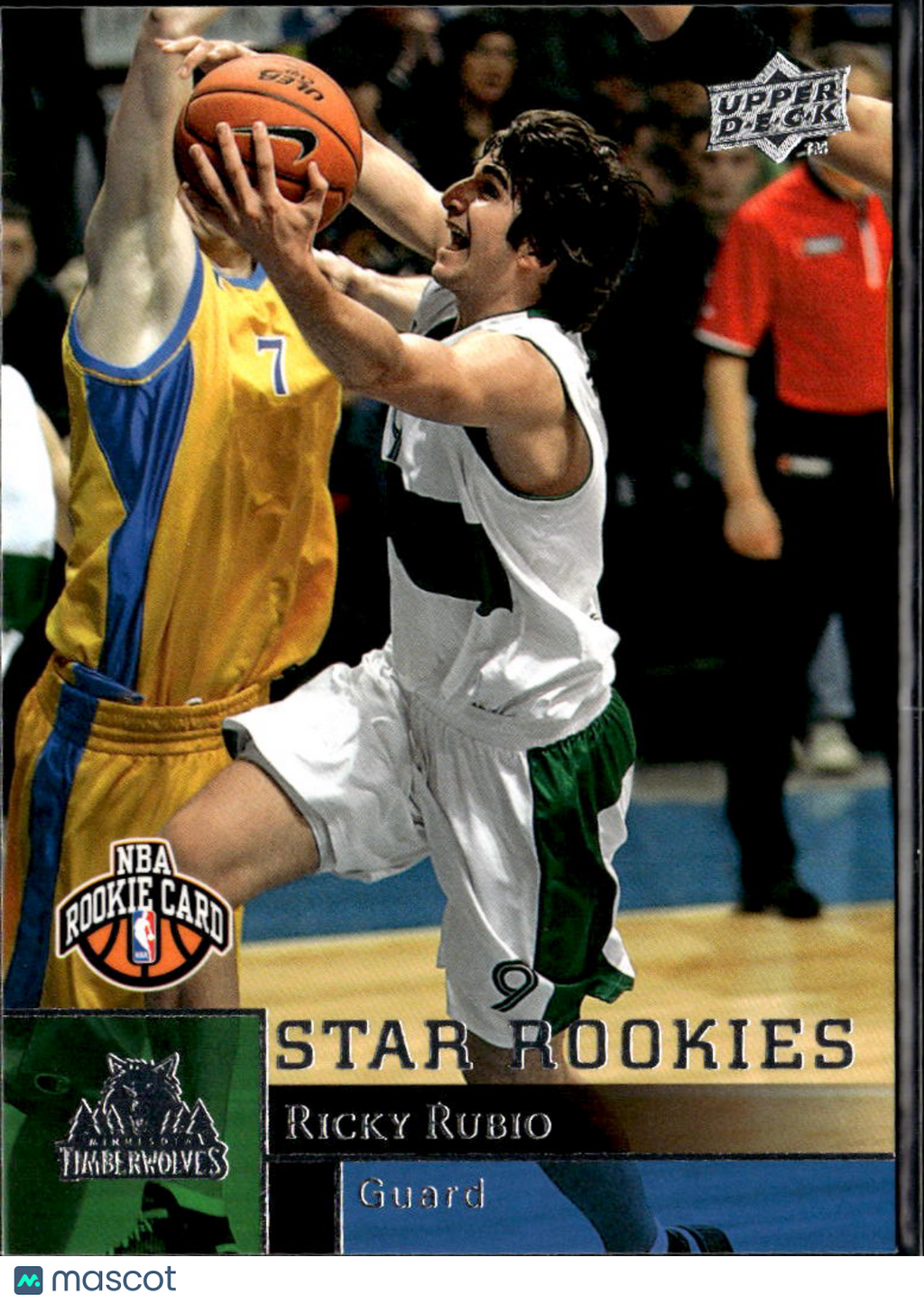 Ricky Rubio 2009=-10 Upper Deck Rookie RC Minnesota Timberwolves