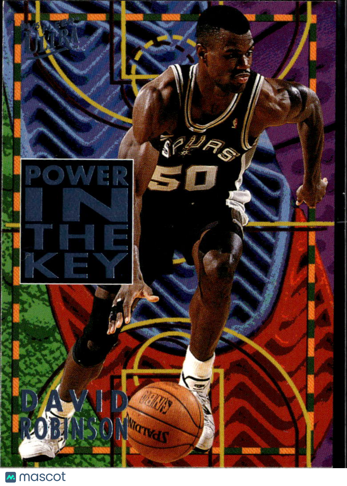 David Robinson 1995 Fleer Ultra Power in the Key San Antonio Spurs