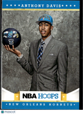 Anthony Davis 2012 Panini NBA Hoops New Orleans Hornets