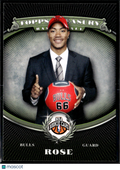 Derrick Rose 2008-09 Topps Treasury Rookie RC #101 Chicago Bulls