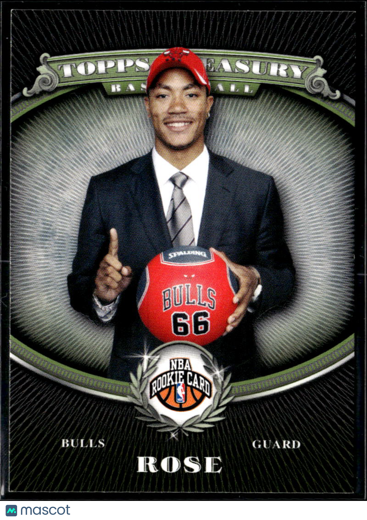 Derrick Rose 2008-09 Topps Treasury Rookie RC #101 Chicago Bulls