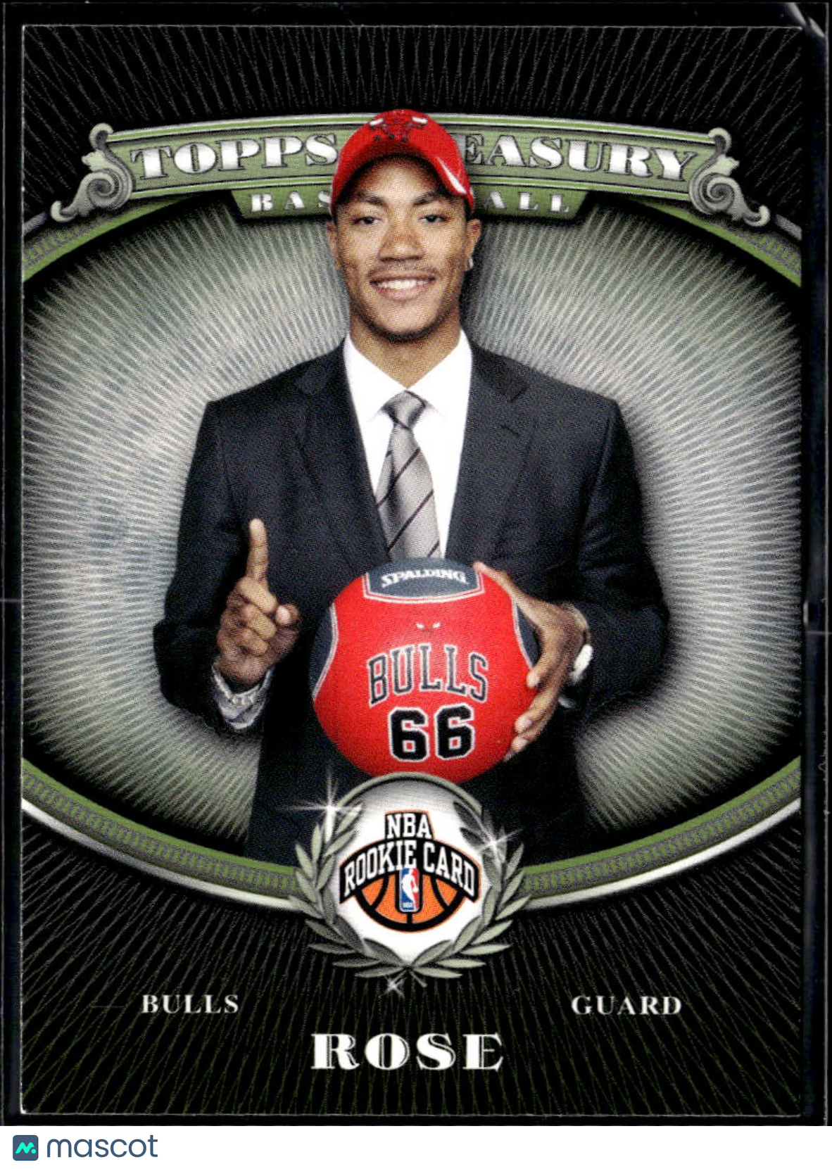 Derrick Rose 2008-09 Topps Treasury Rookie RC #101 Chicago Bulls