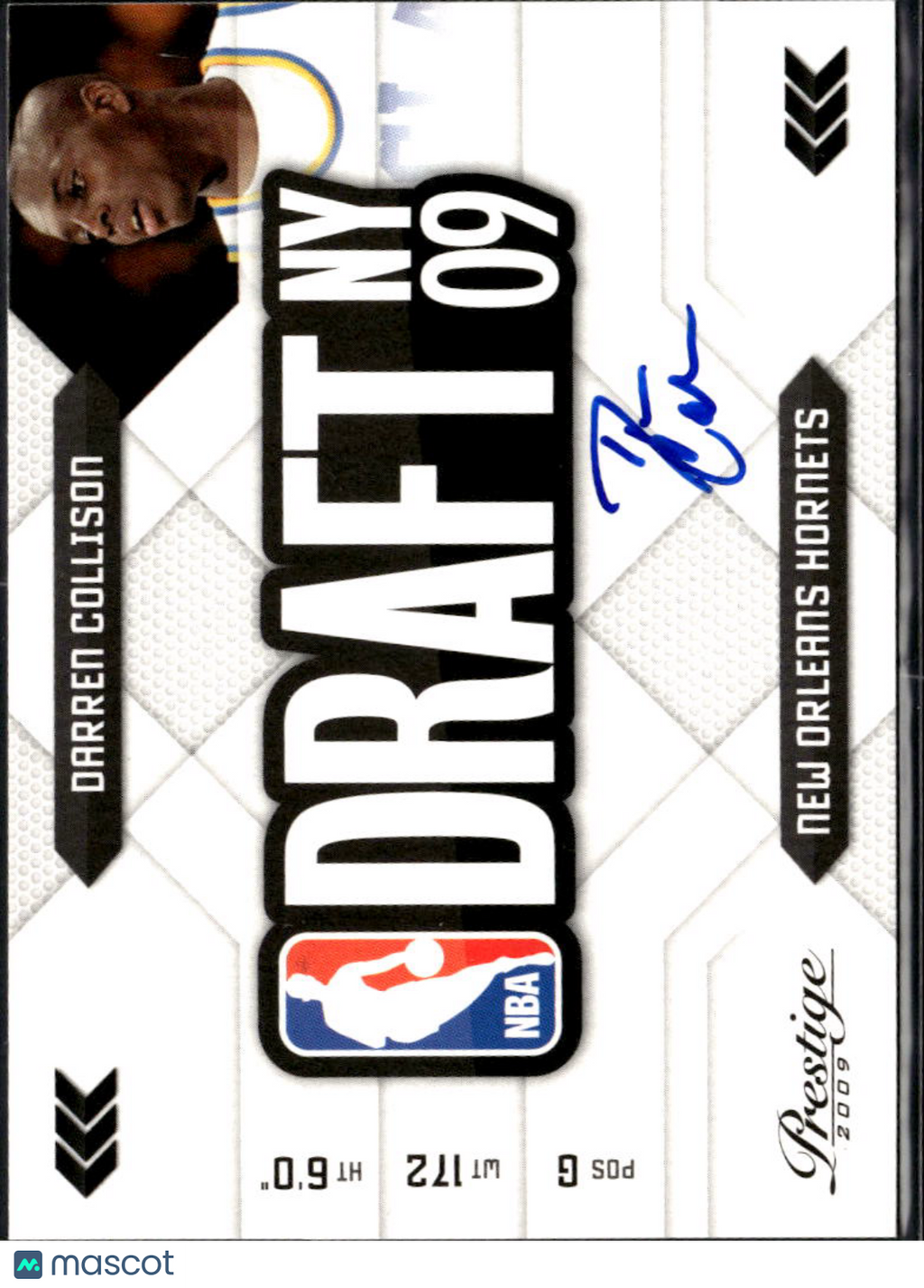 Darren Collison 2009-10 Prestige Auto Autograph RC New Orleans Hornets