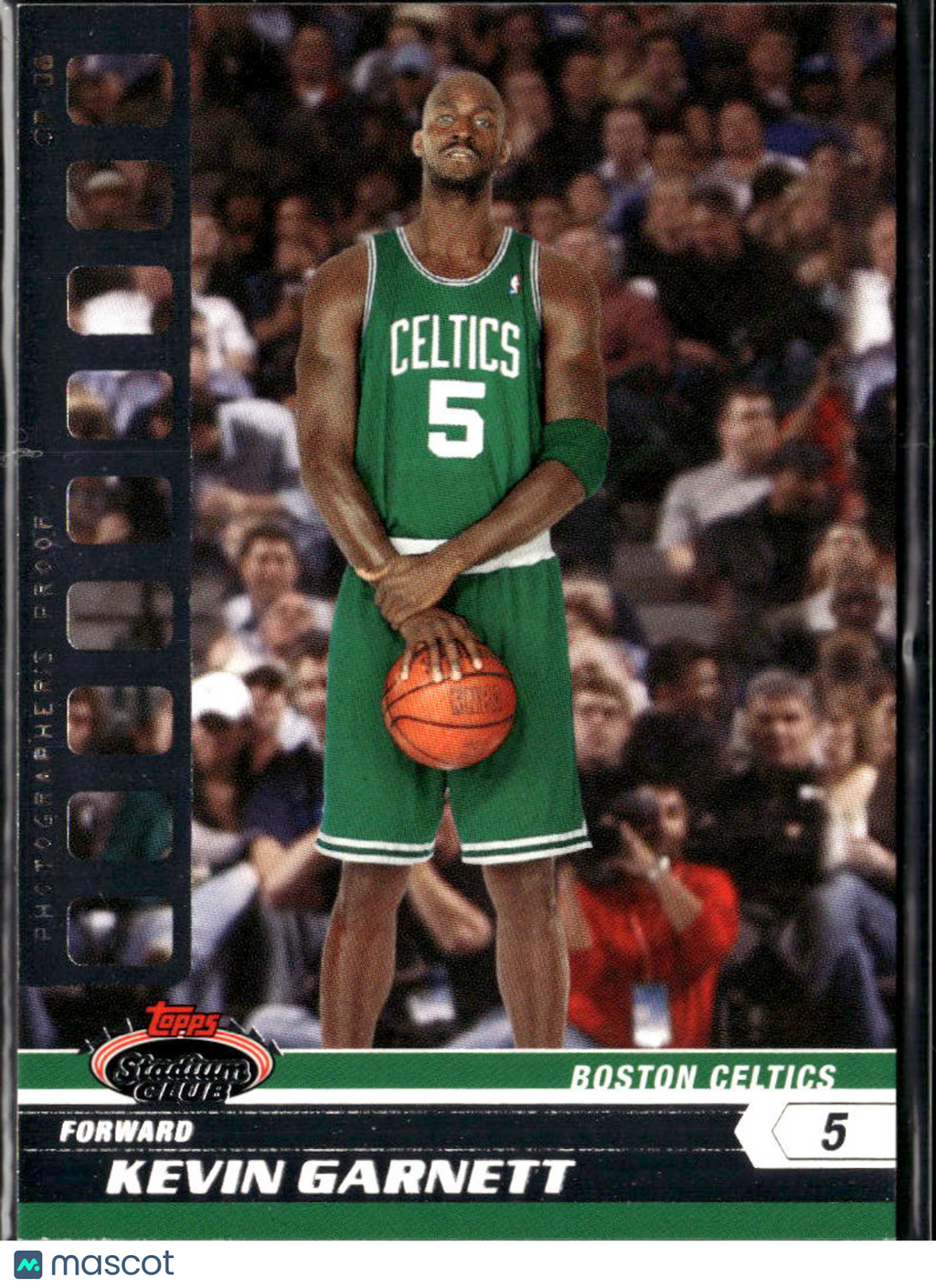 Kevin Garnett 2006 Topps Stadium Club Photographer's Proof 61/199 Boston Celtics