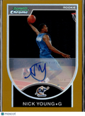 Nick Young 2007 Bowman Chrome GOLD Auto Autograph 10/50 Washington Wizards