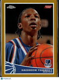 Hasheem Thabeet 2009-10 Topps Chrome GOLD Refractor RC 8/50 Memphis Grizzlies