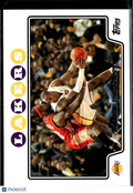 Kobe Bryant LeBron James 2008-09 Topps Card #24 Los Angeles Lakers