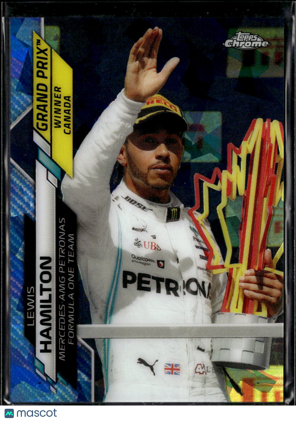 Lewis Hamilton 2020 Topps Chrome Formula 1 Sapphire #139 Mercedes-AMG