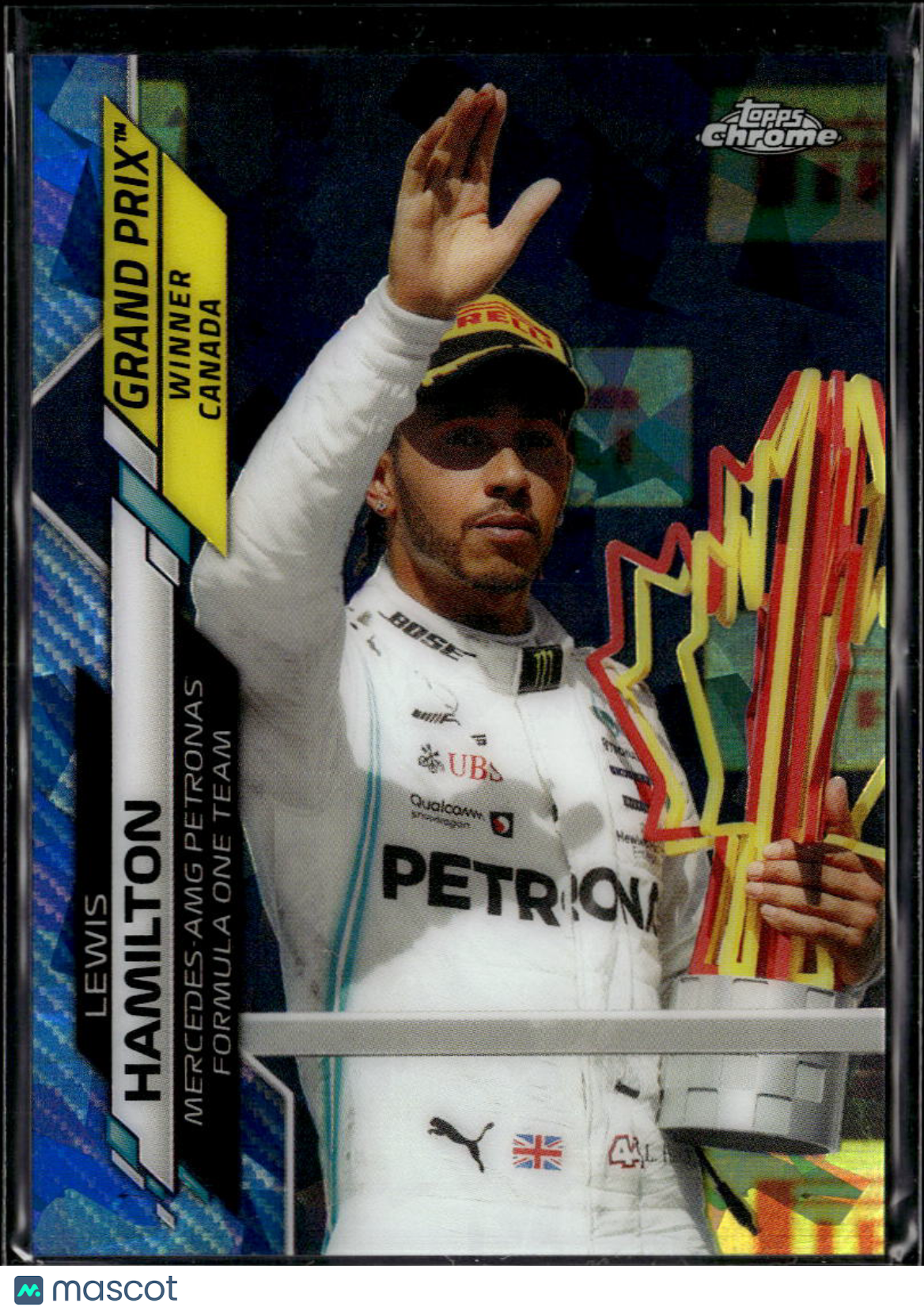Lewis Hamilton 2020 Topps Chrome Formula 1 Sapphire #139 Mercedes-AMG