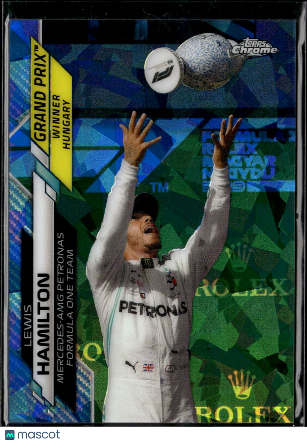 Lewis Hamilton 2020 Topps Chrome Formula 1 Sapphire #144 Mercedes