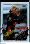 Max Verstappen 2021 Topps Chrome Formula 1 Refractor #167 Red Bull Racing