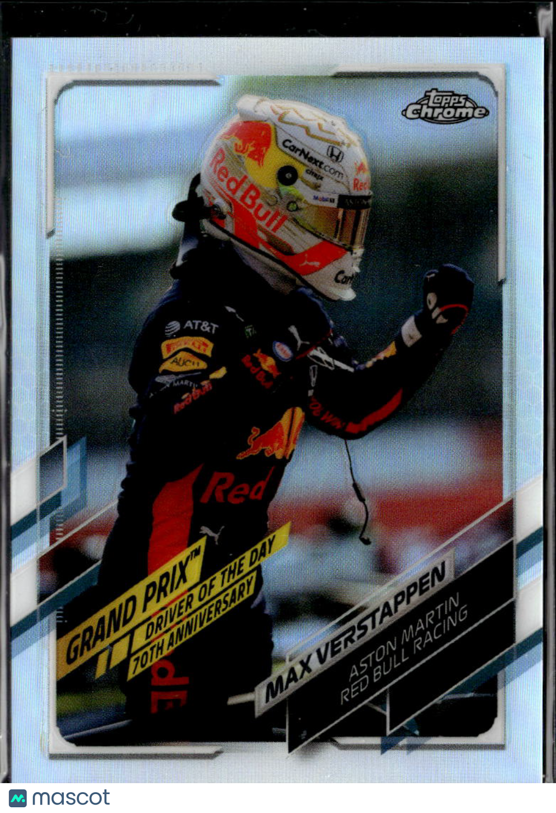 Max Verstappen 2021 Topps Chrome Formula 1 Refractor #167 Red Bull Racing