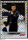 Alexander Albon 2022 Topps Chrome Formula 1 GOLD Checker Flag Refractor /50