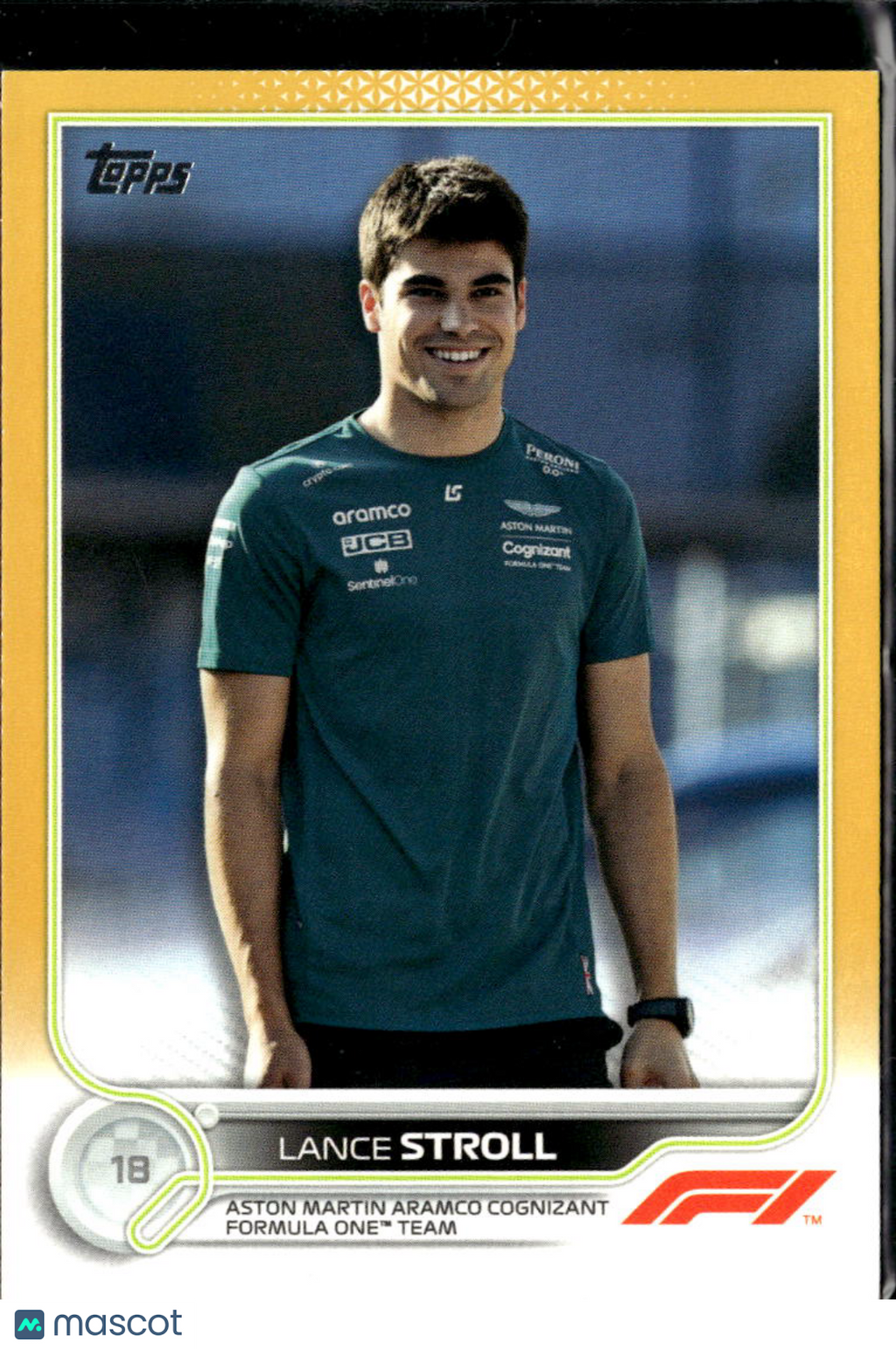 Lance Stroll 2022 Topps Formula 1 Gold 28/50 Aston Martin