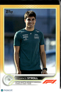 Lance Stroll 2022 Topps Formula 1 Gold 28/50 Aston Martin