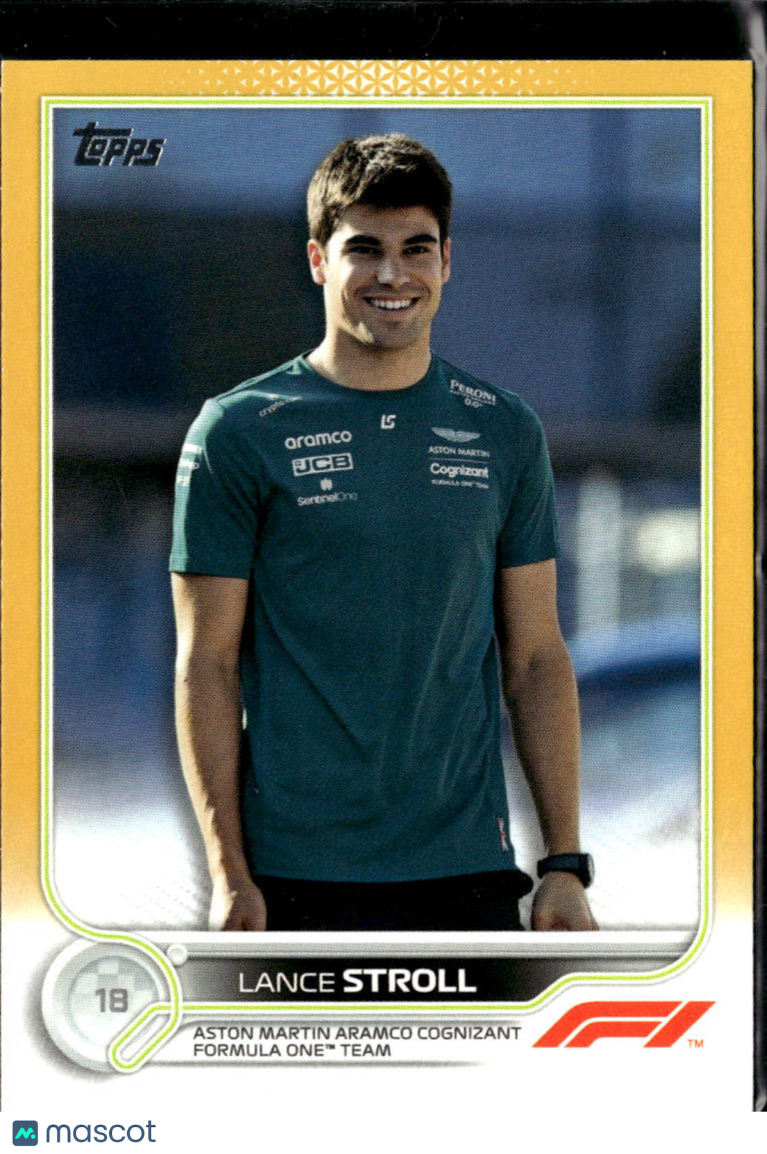 Lance Stroll 2022 Topps Formula 1 Gold 28/50 Aston Martin